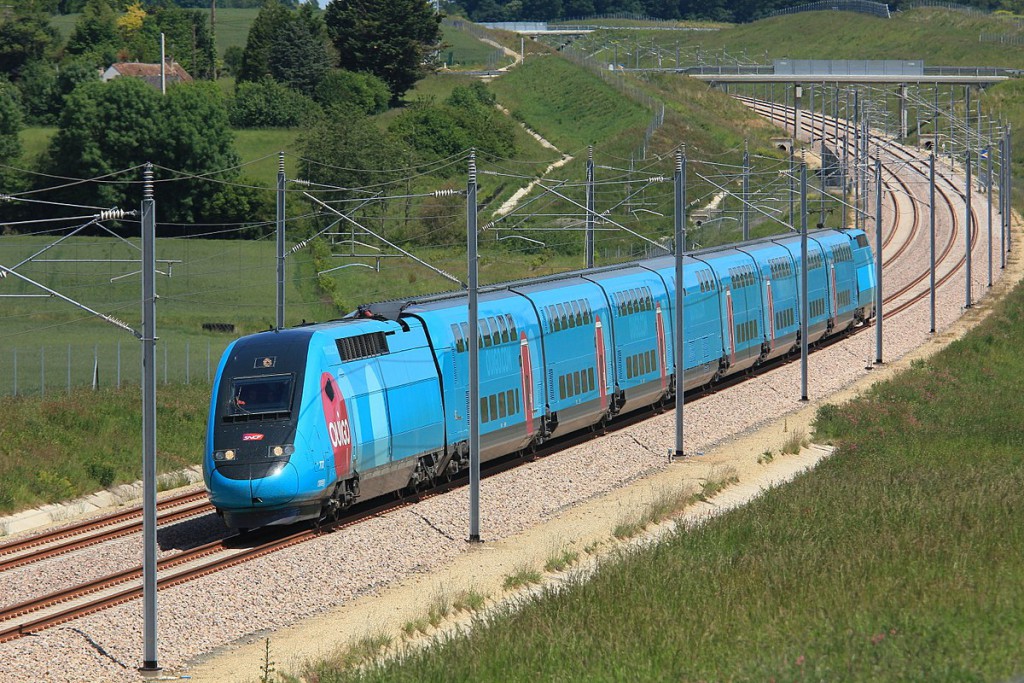 Pociąg TGV we Francji