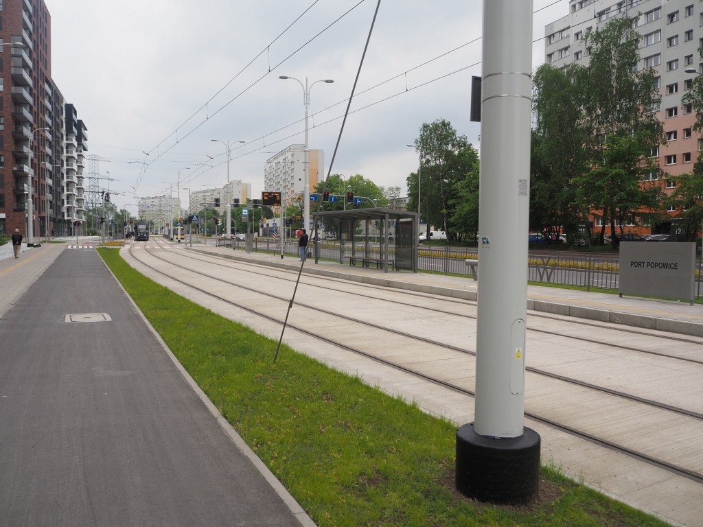 Trasa tramwajowa na Popowice - ul. Popowicka