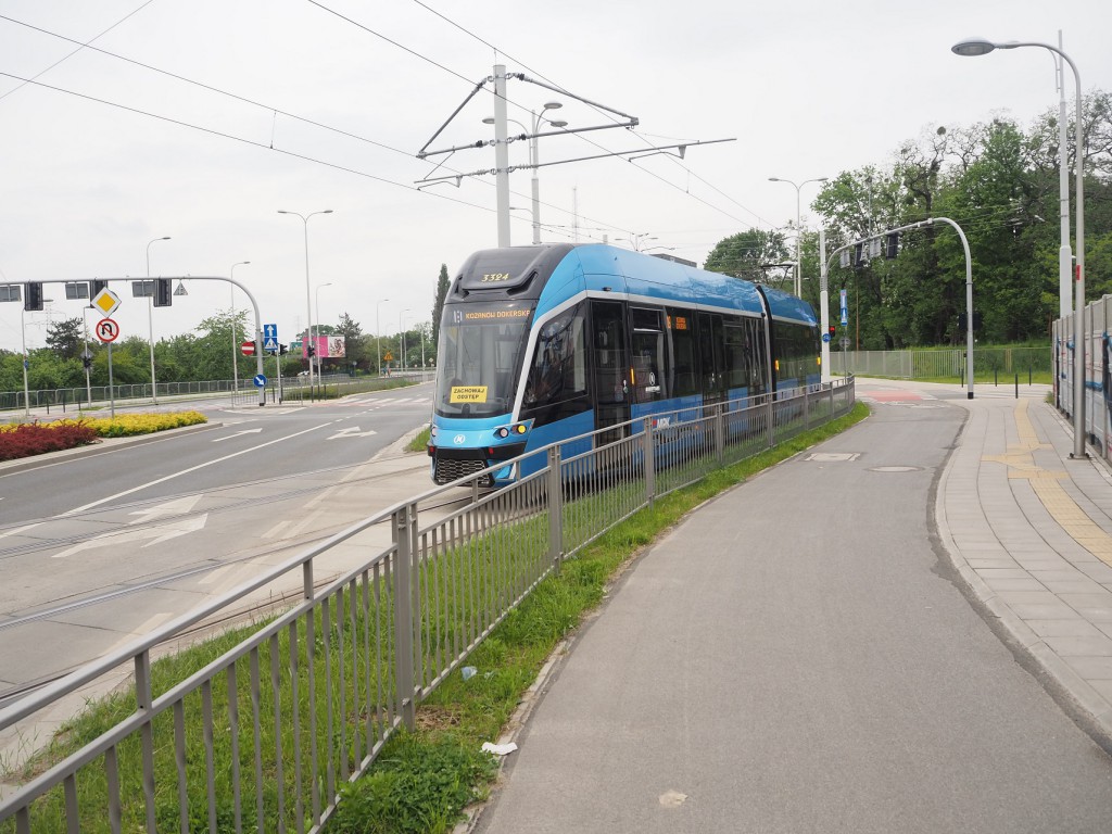 Trasa tramwajowa na Popowice - ul. Długa