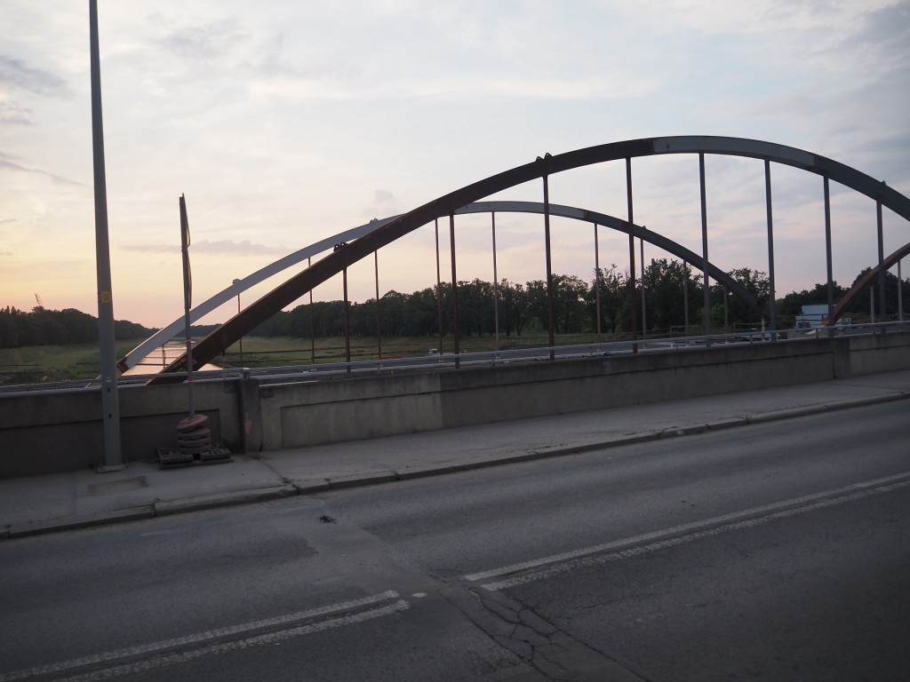 Trasa planowanego tramwaju na Swojczyce - mosty Chrobrego