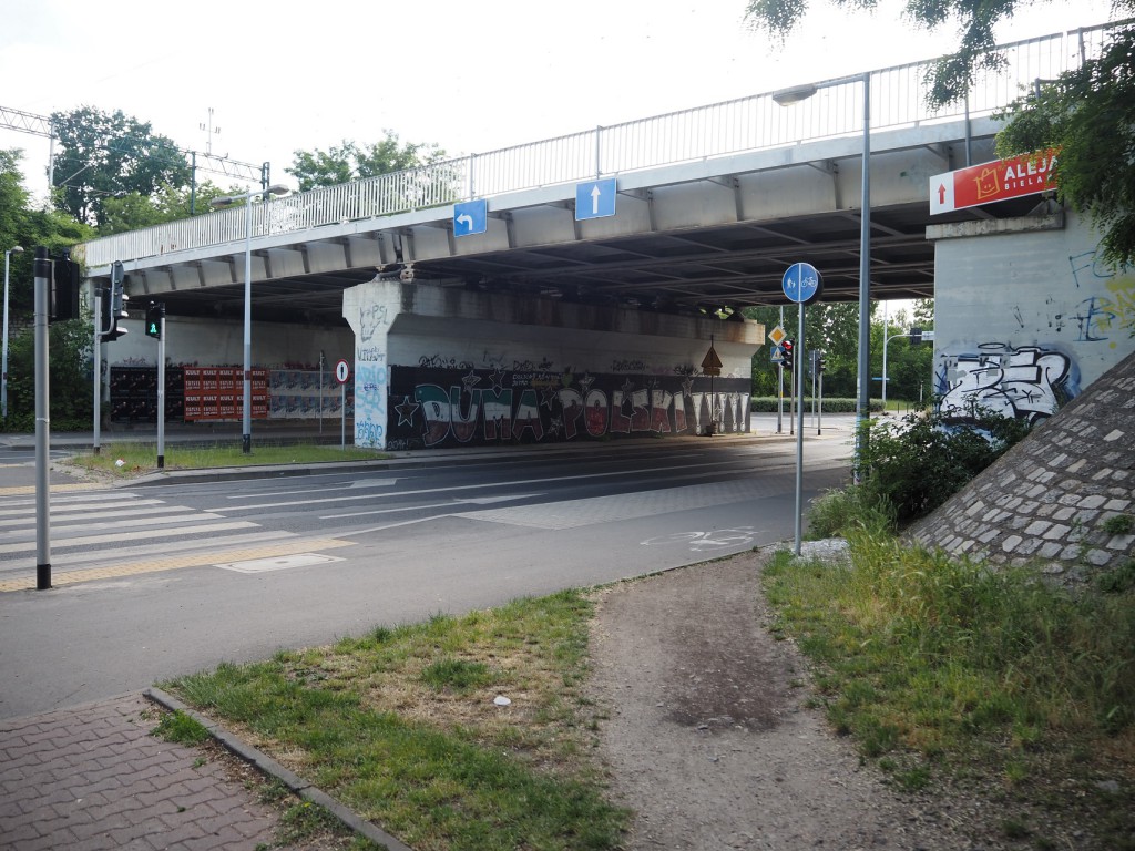 Towarowa Obwodnica Wrocławia (linia kolejowa nr 349) - wiadukt przy ul. Wyścigowej