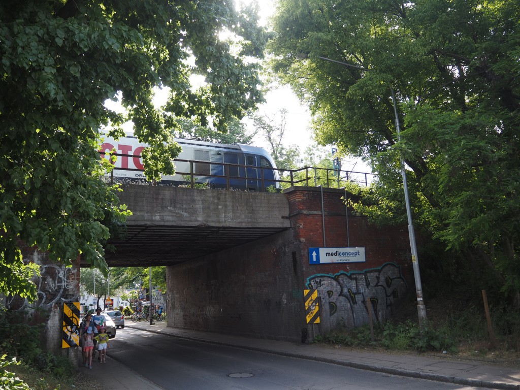 Towarowa Obwodnica Wrocławia (linia kolejowa nr 349) - wiadukt przy ul. Borowskiej