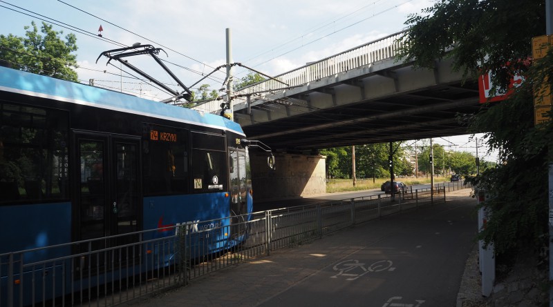 Towarowa Obwodnica Wrocławia (linia kolejowa nr 349) - wiadukt przy al. Karkonoskiej