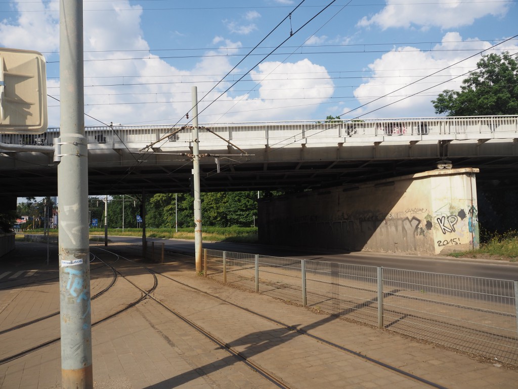 Towarowa Obwodnica Wrocławia (linia kolejowa nr 349) - wiadukt przy al. Karkonoskiej