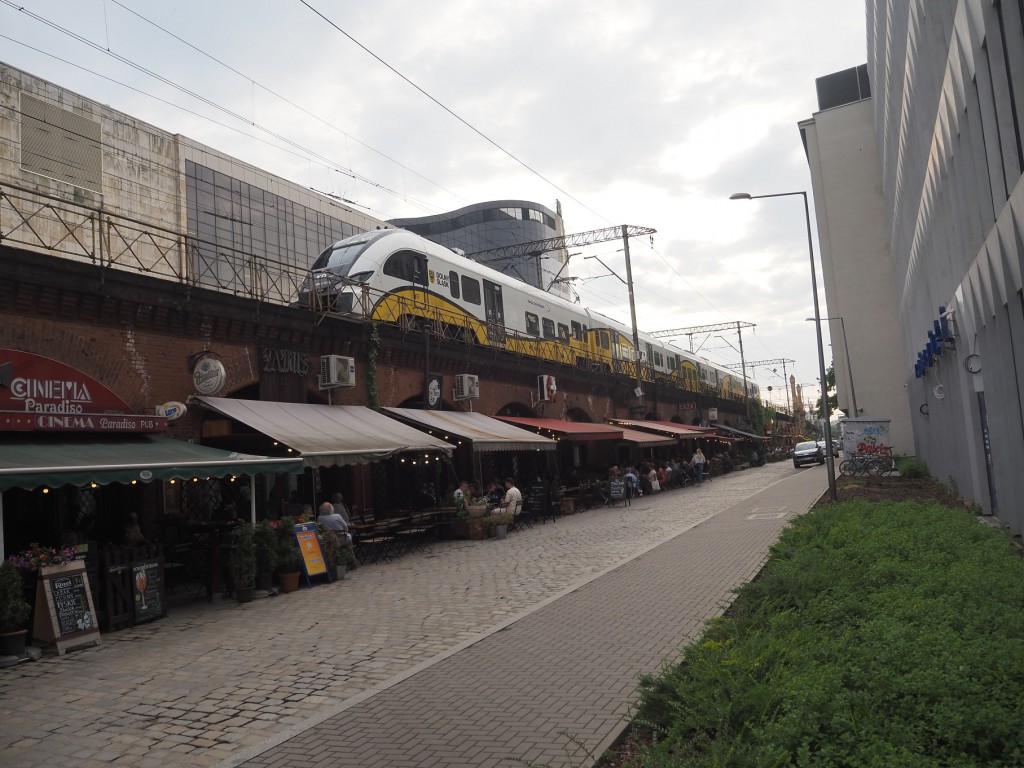 Estakada kolejowa w centrum Wrocławia