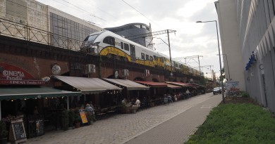 Estakada kolejowa w centrum Wrocławia