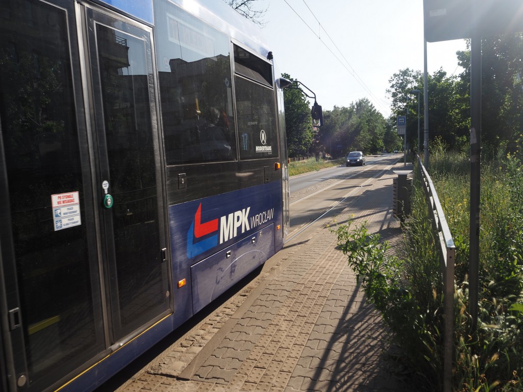 Trasa tramwajowa przy ul. Przyjaźni