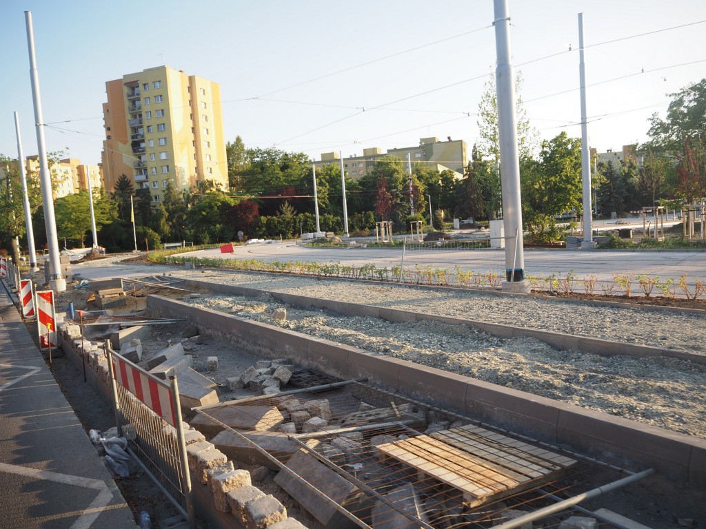 Trasa tramwajowa na Nowy Dwór - ul. Rogowska
