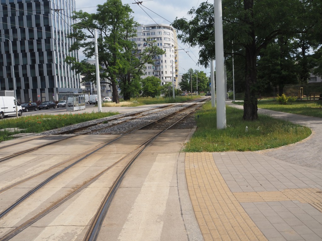 Trasa tramwajowa na Nowy Dwór - pętla Wrocławski Park Przemysłowy