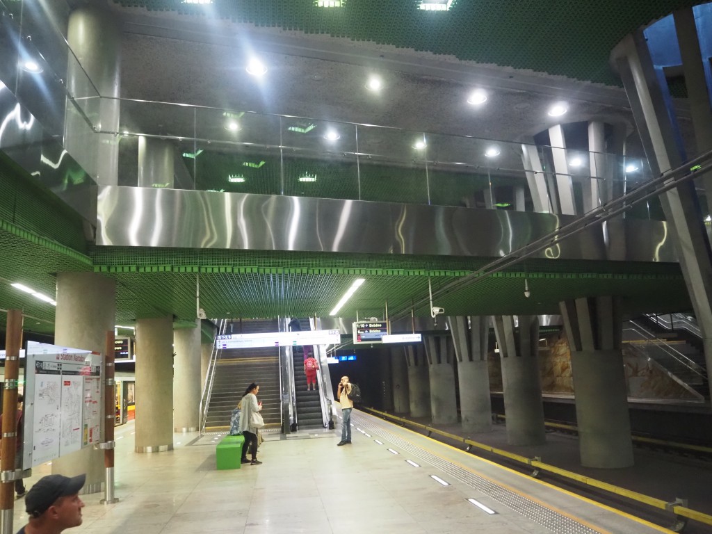 Metro w Warszawie, druga linia - stacja Stadion Narodowy