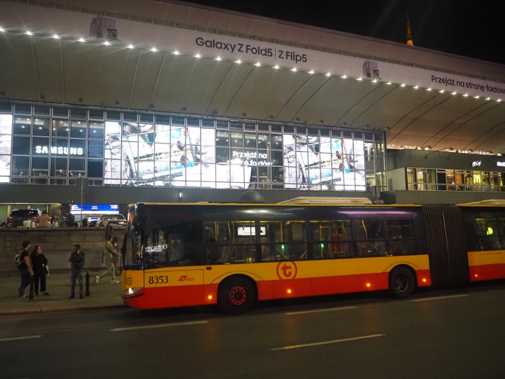 Autobusy w Warszawie - Dworzec Centralny