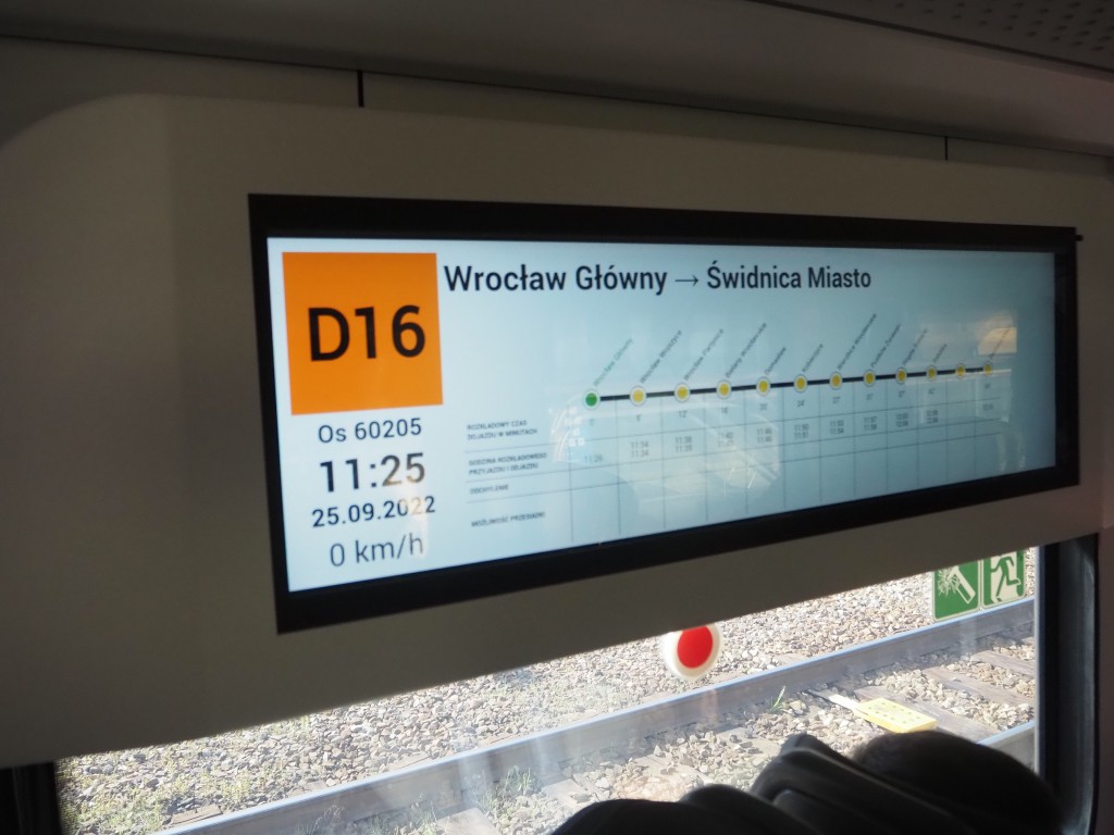 Pociąg Wrocław-Świdnica