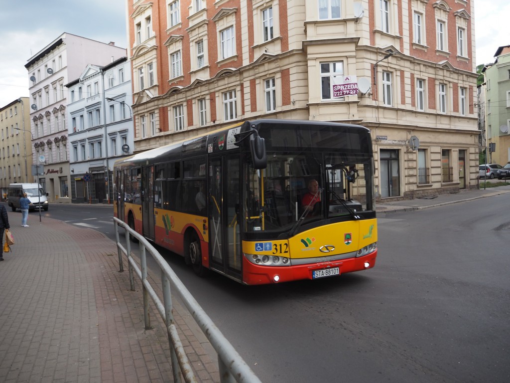 Autobus w Wałbrzychu